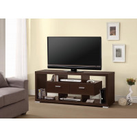Coaster Furniture 700112 2-drawer Rectangular TV Console Cappuccino
